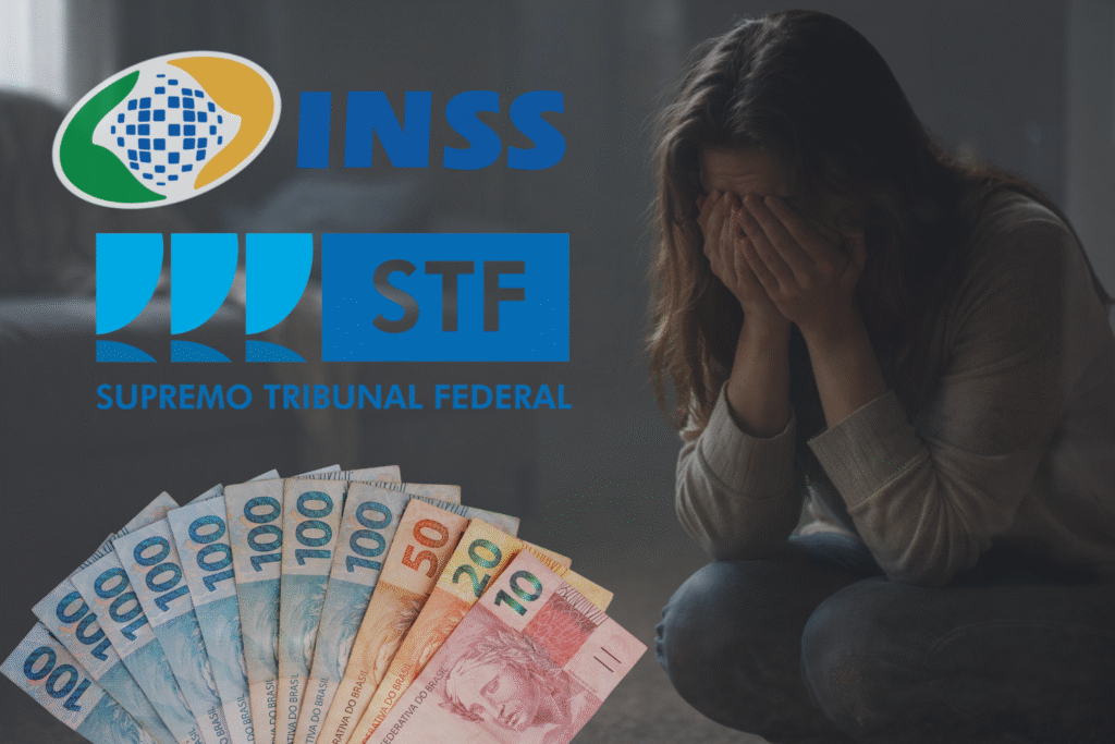 Mulher agachada no chão de um cômodo escuro, com as mãos no rosto e expressão de choro, representando o sofrimento causado pela violência doméstica.